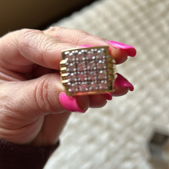 Men’s 2 CT T.W. Diamond Ring in 14K Gold - Picture 9 of 12